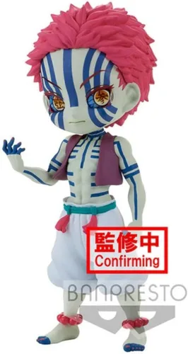 Vista 2 de Banpresto - Demon Slayer Kimetsu no Yaiba Q posket Akaza versión A figura BP17972 Varios