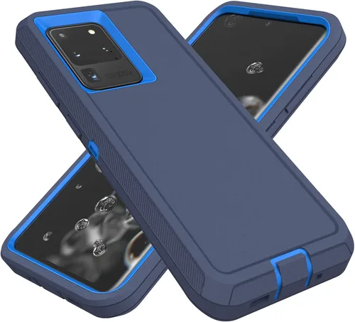 Vista 10 de Funda protectora resistente para Samsung Galaxy S20 Plus, a prueba de polvo, a prueba de golpes, protección contra caídas, 3 en 1, para Samsung Negro