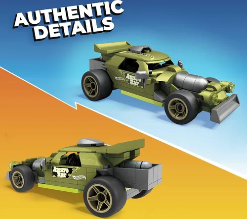 Vista 4 de Hot Wheels Mega Construx Aristo - Juego de construcción de ratas, juguetes de construcción para niños