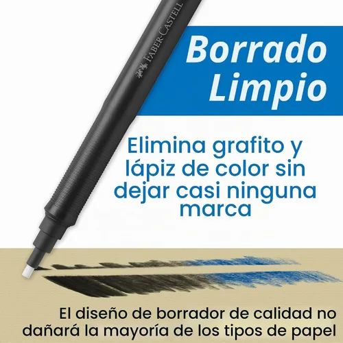Vista 3 de Faber-Castell 185610 - Bolígrafo borrador de precisión, incluye borrador