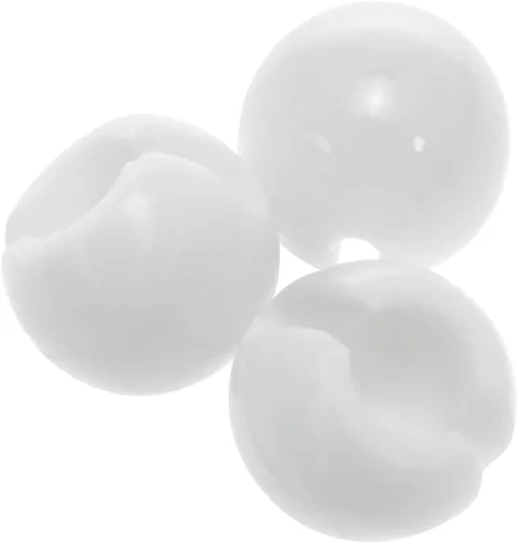 Vista 2 de 24 piezas de topes de cadena de cuentas para cadenas de cuentas, persianas de cadena, accesorios de cuentas, color blanco