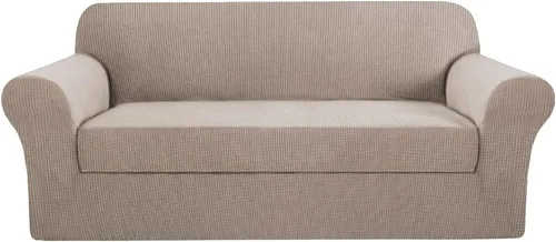 Vista 44 de H.VERSAILTEX - 2 fundas protectoras de licra suave Jacquard para respaldo de silla, lavable a máquina