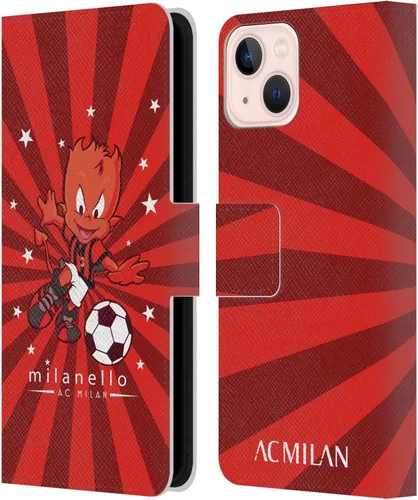 Vista 123 de Head Case Designs Officially Licensed AC Milan Dream Big Children Leather Wallet Case Compatible with Apple iPhone 11