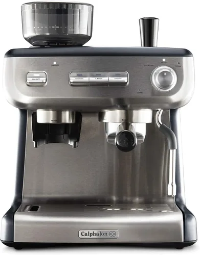 Vista 10 de Calphalon BVCLECMP1 Temp iQ - Máquina de café expreso con varita de vapor, acero inoxidable