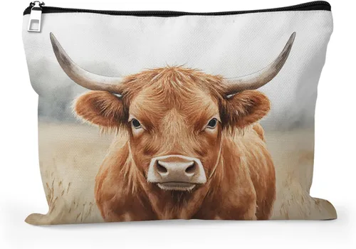 Vista 29 de Bolsa de maquillaje para mujer, Corazones de cactus de alpaca