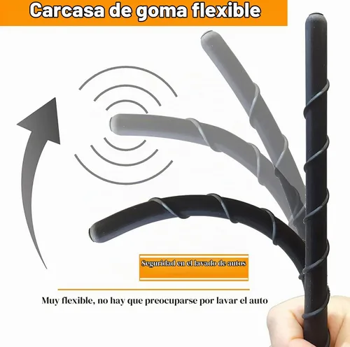 Vista 4 de Antena de goma flexible de 8 pulgadas para Dodge Journey (2010-2020)