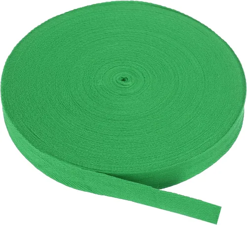 Vista 158 de PATIKIL Cinta de sarga de algodón de 1 pulgada, 50 yardas, cinta de algodón, cinta de encuadernación al bies, cinta de espiga para costura, Verde