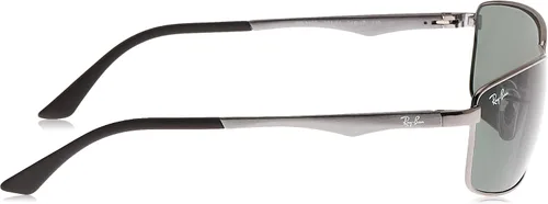 Vista 3 de Ray-Ban Gafas de sol rectangulares de metal RB3498 para hombre
