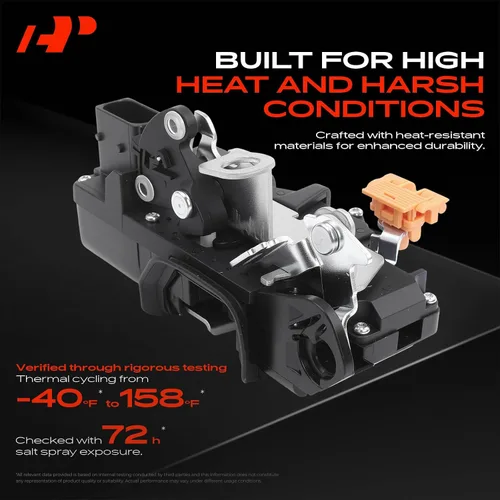 Vista 4 de A-Premium Actuador de cerradura de puerta compatible con Cadillac CTS 2009-2014, para modelo sin entrada pasiva, conector de 7 pines