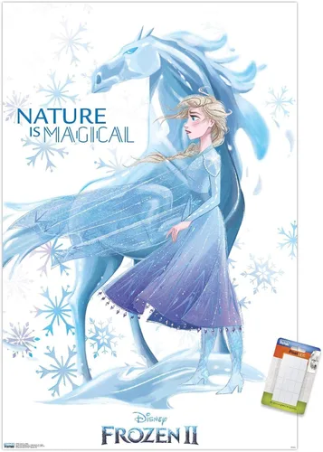 Vista 7 de Trends International Disney Frozen 2 - Póster de pared Nokk, 22.375 x 34 pulgadas, paquete de póster y clip