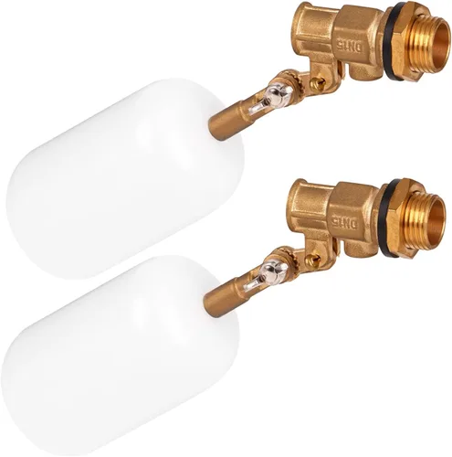 Vista 10 de Válvula de flotador de 1/2 pulgada de latón con brazo ajustable Válvula de control de nivel de agua de 60 PSI llenado y apagado automático