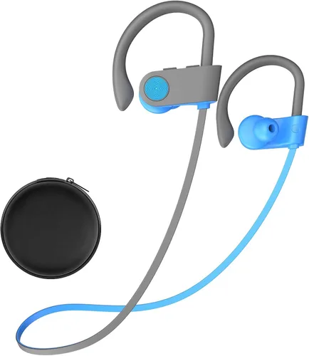 Vista 11 de Stiive Auriculares Bluetooth, Auriculares Deportivos Inalámbricos 5.3 IPX7 Impermeables con Micrófono, Auriculares Intrauditivos Estéreo a Prueba