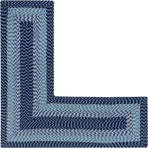 Vista 35 de La colección Better Trends Alpine Braid es una alfombra reversible para interiores duradera y resistente a las manchas 100% polipropileno