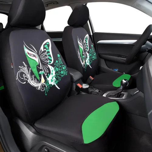 Vista 9 de Paquete de fundas de asiento universales Insparation 11 unidades de Car Pass. Ajuste universal para vehículos, autos, con interior de espuma