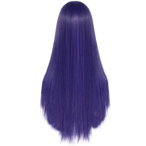 Vista 29 de anogol Vocaloid 32" 80 cm de largo recto de Cosplay peluca Pelucas Para Fiestas Halloween, Anaranjado