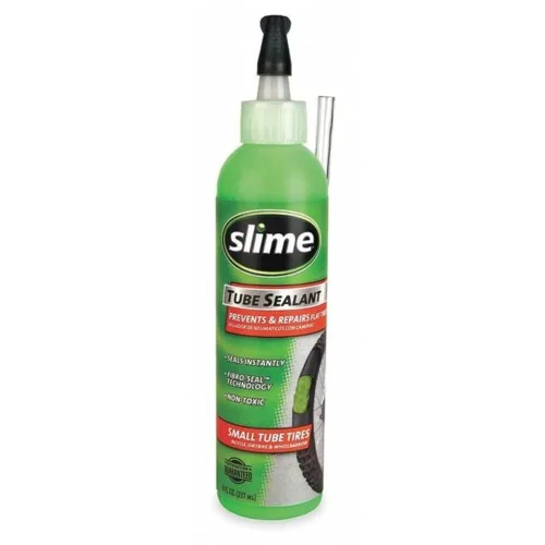 Vista 12 de Slime 10204 Sellador de reparación de pinchazos de tubo de bicicleta con bomba, prevención y reparación, adecuado para todas las bicicletas, botella