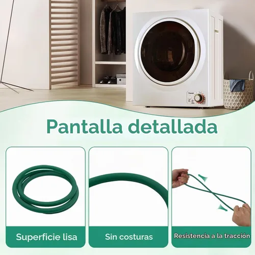 Vista 5 de Correa para ventilador soplador secador Mini Compacto (1.50 pies cúbicos) - Reemplazo para Panda PAN725SF