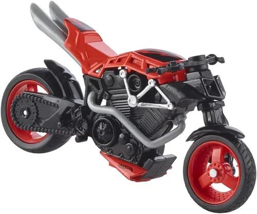 Vista 2 de Hot Wheels Street Power Motorcycles - Edición limitada coleccionable ~ X-Blade ~ Rojo