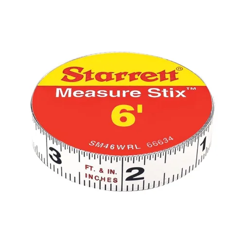 Vista 7 de Starrett Cinta métrica Stix, 1/2" x 48" (4'), estilo S1