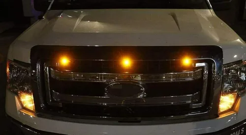 Vista 8 de x xotic tech 3 luces LED para parrilla delantera con montaje de lente de proyector compatible con automóviles, camionetas, camiones, SUV, remolques