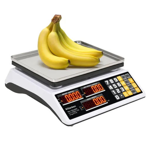 Vista 12 de Báscula digital de cálculo de precios de 66 libras / 66.1 lbs con pantalla LCD dual y modo de conteo — Báscula de alimentos de acero inoxidable