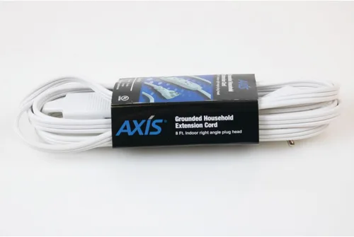 Vista 2 de Axis 45504 3 Cable de extensión de enchufe para interior. 8 pies (Marrón)., 45505