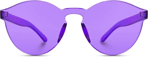 Vista 3 de Wearme Pro - Lentes para sol Super Retro Redondos, transparentes.