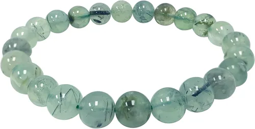 Vista 312 de Gem Avenue Handmade Round Bead Stretch Bracelet Unisex Natural Stone Beaded Jewelry for Men & Women, Elastic Wristband for Daily Wear