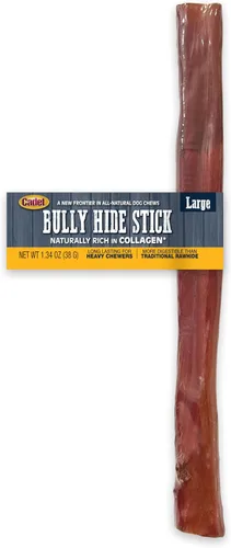 Vista 20 de Cadet Bully Hide Sticks Natural Dog Chews, Large, 7 Count
