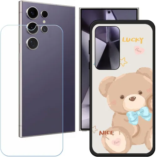 Vista 11 de Funda de TPU para Echoamo C24 Ultra + HD de vidrio templado, carcasa de silicona protectora trasera – 9 dureza anti-arañazos protector de pantalla