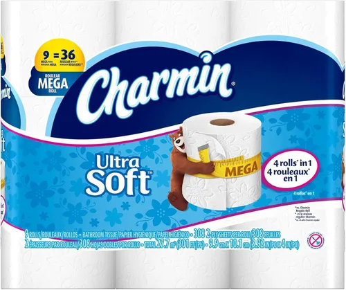 Vista 13 de Charmin Papel higiénico ultra fuerte (3 paquetes de 6 megarrollos)