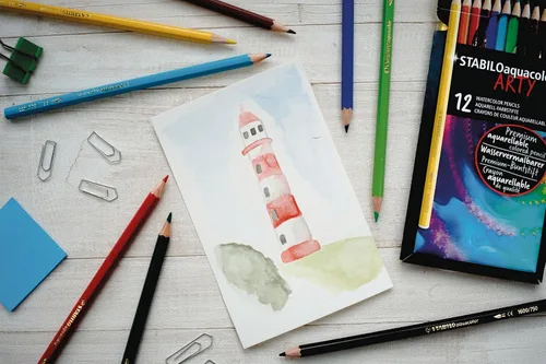 Vista 8 de STABILO Stabloaquacolor Aquarellable - Lata de 36 colores surtidos
