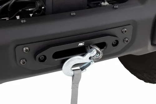 Vista 4 de Rough Country Placa de montaje de cabrestante para Jeep Wrangler JL - 10652 2018-2024