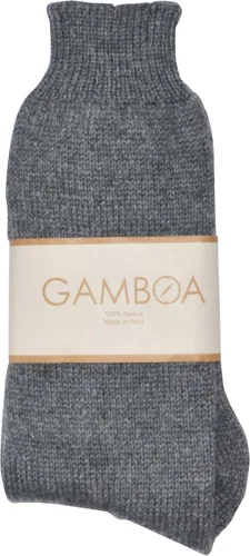 Vista 6 de Gamboa Calcetines de alpaca para hombre, calcetines unisex cálidos de lana para invierno