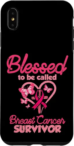Vista 11 de Blessed Breast Cancer Survivor Awareness Christian Women Case for iPhone 17