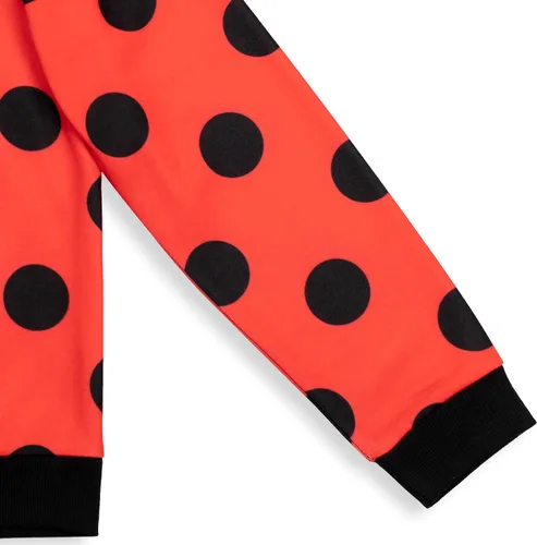 Vista 5 de Miraculous Mariquita Cosplay Sudadera con capucha estampada con cremallera