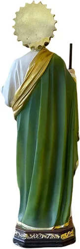 Vista 3 de San Judas - Figura religiosa de Saint Jude Tadeo de 12 pulgadas