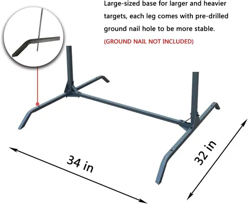 Vista 6 de Highwild Soporte de tiro con arco para bolsa de objetivos, bloque de espuma, rango más grande, multifunción, flexible, duradero