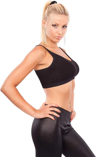 Vista 3 de Blulu Mini camisola brasier acolchado inalámbrico con correas ajustables para mujeres y niñas