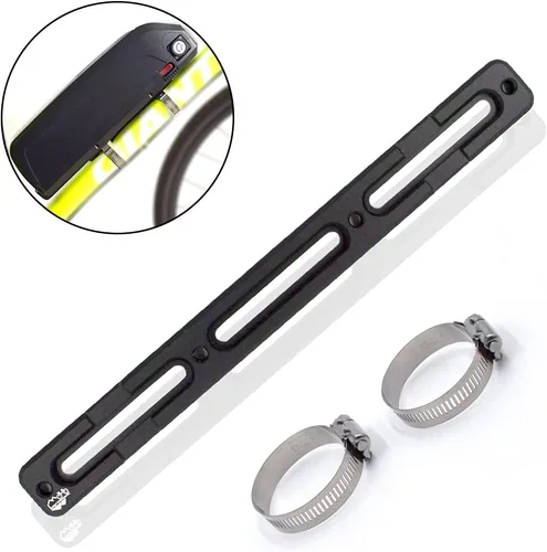 Vista 5 de DRIFT MANIAC Kit de conversión Ebike para adaptador de batería, montaje en bastidor, aluminio negro