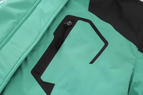 Vista 4 de Spmor Chaqueta de esquí impermeable con capucha para mujer, abrigo de snowboard cálido para invierno