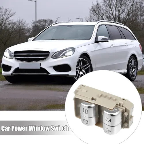 Vista 6 de X AUTOHAUX Interruptor de elevalunas eléctrico trasero derecho A2229051505 A2229059808 para Mercedes E200 E200d E250 E300 E350d E350e E400 E43 W213