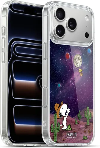 Vista 156 de Head Case Designs Funda de gel con licencia oficial de Peanuts Nebula Cactus Needles Snoopy Space Cowboy [protección de grado militar] compatible