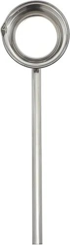 Vista 11 de UPKOCH Cucharón de agua de mango largo de acero inoxidable Cuchara de sopa Cuchara multiusos para riego de cocina y jardín