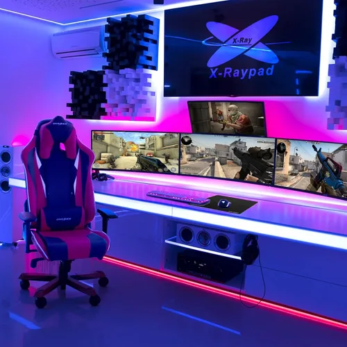 Vista 2 de X-Raypad Aqua Control 2 - Alfombrilla de mouse para juegos de ultra alta precisión con velocidad perfecta y capacidad de control, deslizamiento X e
