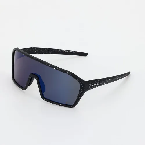 Vista 3 de ALPINA Gafas deportivas rectangulares modernas, color negro, talla única