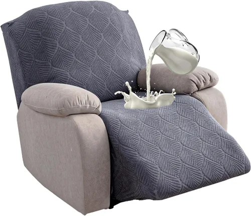 Vista 37 de Funda para Silla Reclinable 100% Impermeable, 1 Pieza Fundas Elásticas para Sofá Reclinable Lavables para Silla Reclinable para Mascotas, Perros