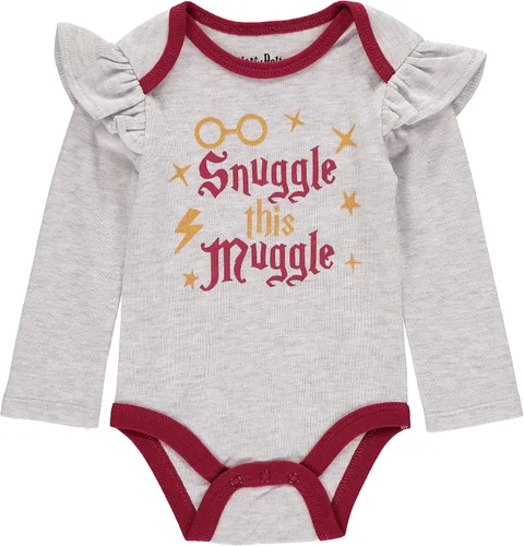 Vista 3 de Harry Potter Conjunto de ropa de 3 piezas para niñas con mameluco, leggings y diadema para regalos para niñas