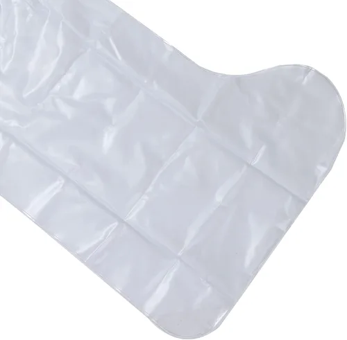 Vista 6 de Fundas de fundición para patas de ducha, funda fundida para piernas, funda de fundición, protector de heridas, impermeable, reutilizable, bolsa