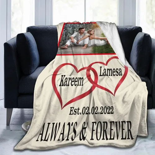 Vista 8 de Manta personalizada con foto de regalo para papá y abuelo, mejor regalo del día del padre, Halloween, Navidad, Año Nuevo de parte de hija, hijo